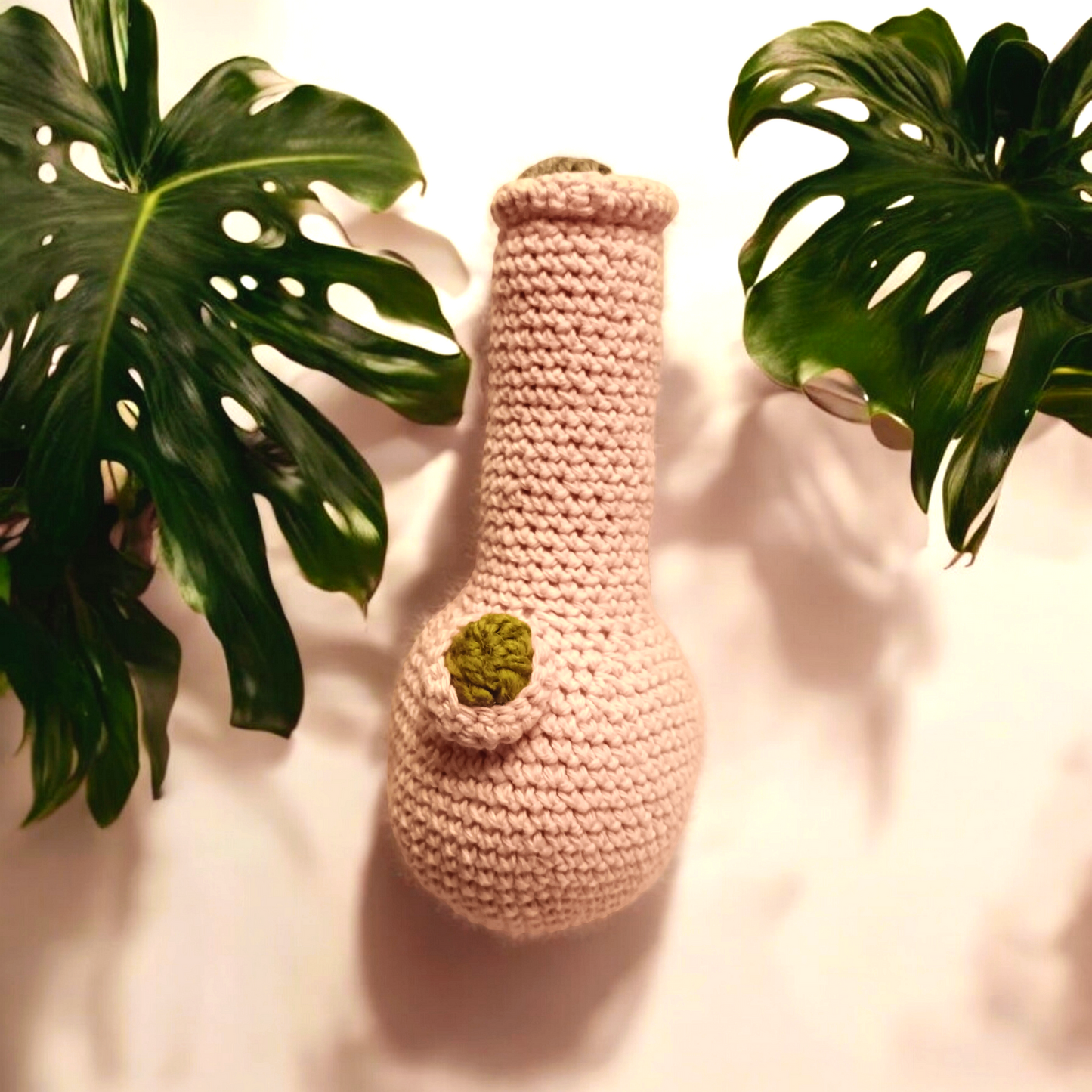 Best Buddy (gehäkeltes Stofftier für Erwachsene) ca. 20cm pink