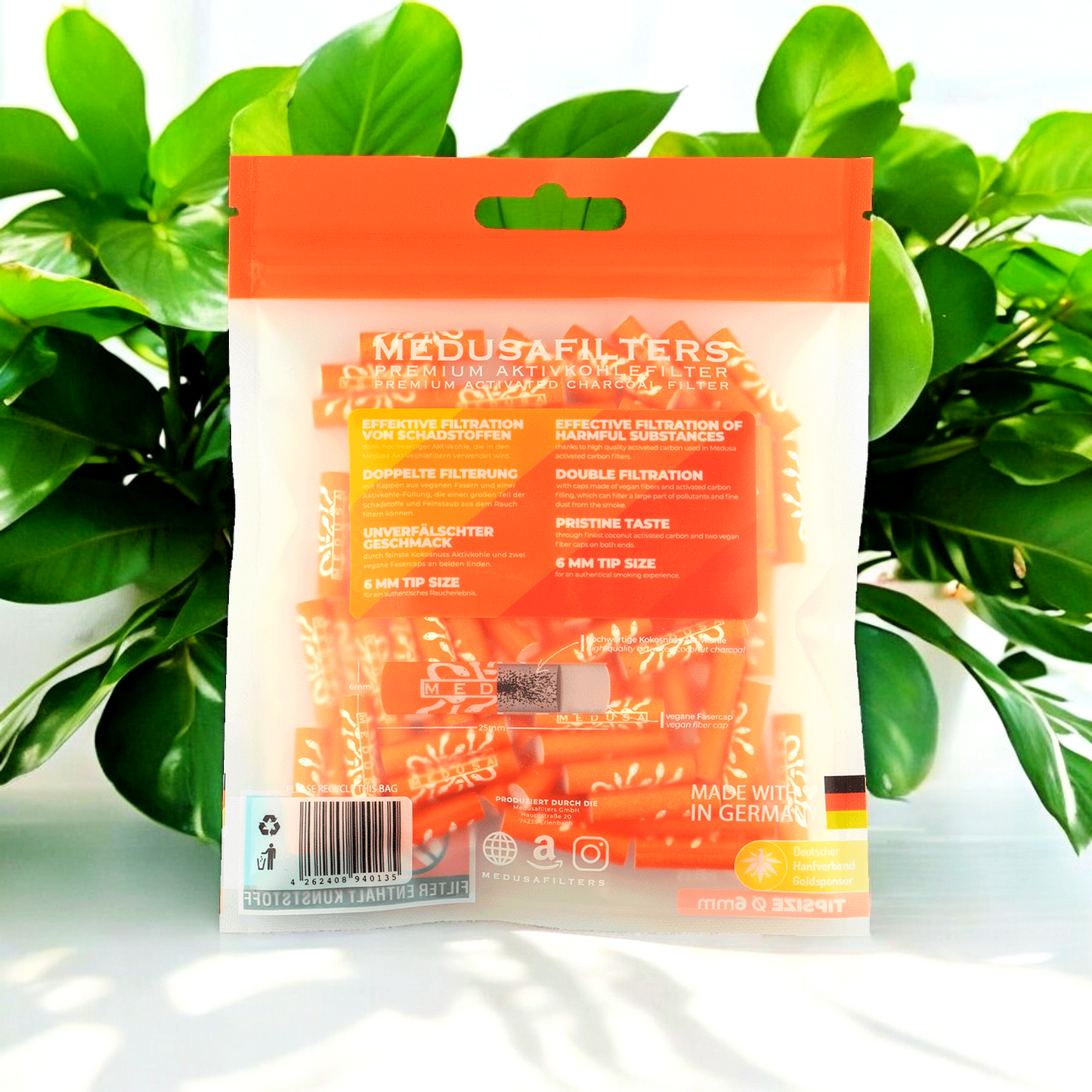 Active Medusa Filter 100er Packung (sunset)
