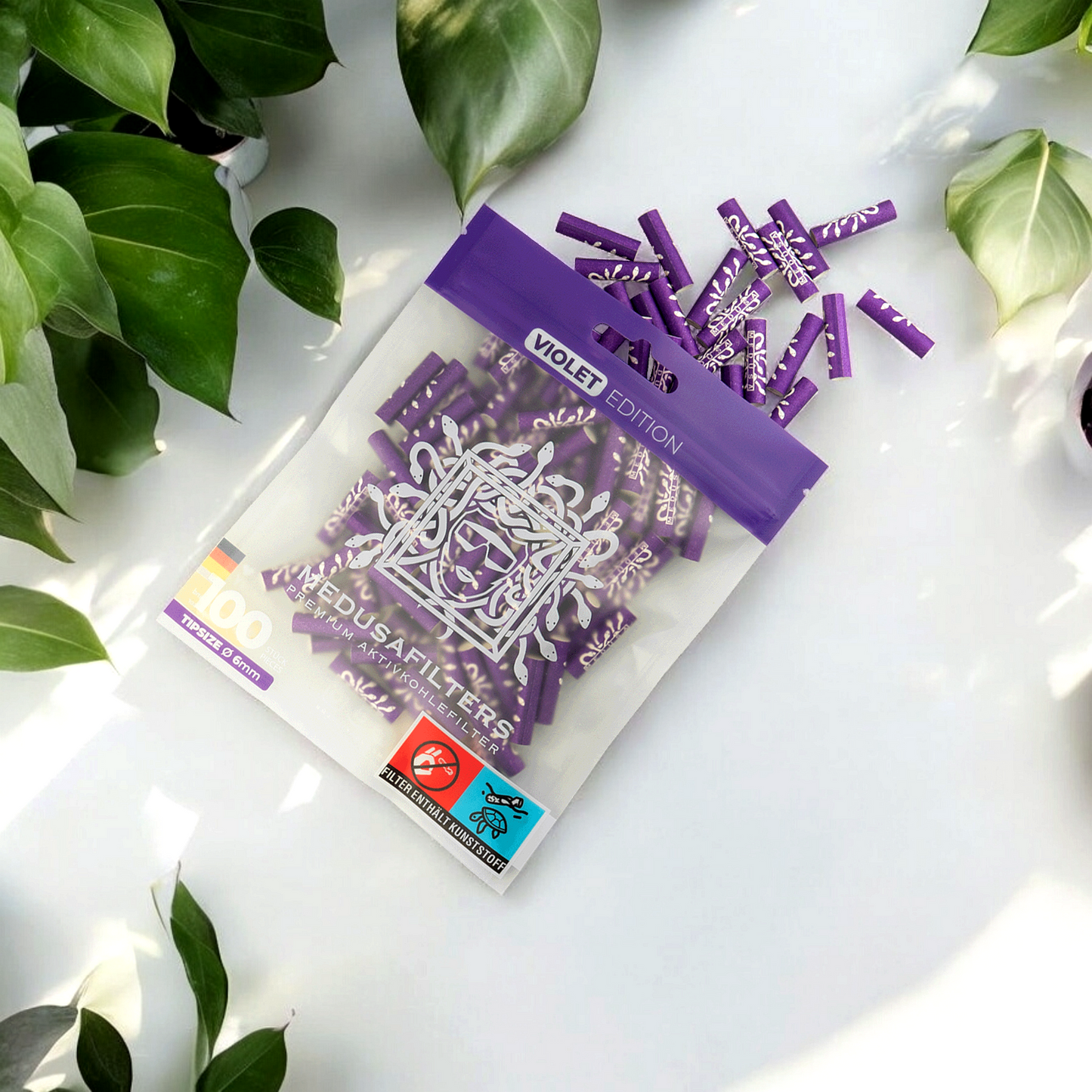 Active Medusa Filter 100er Packung (violett)