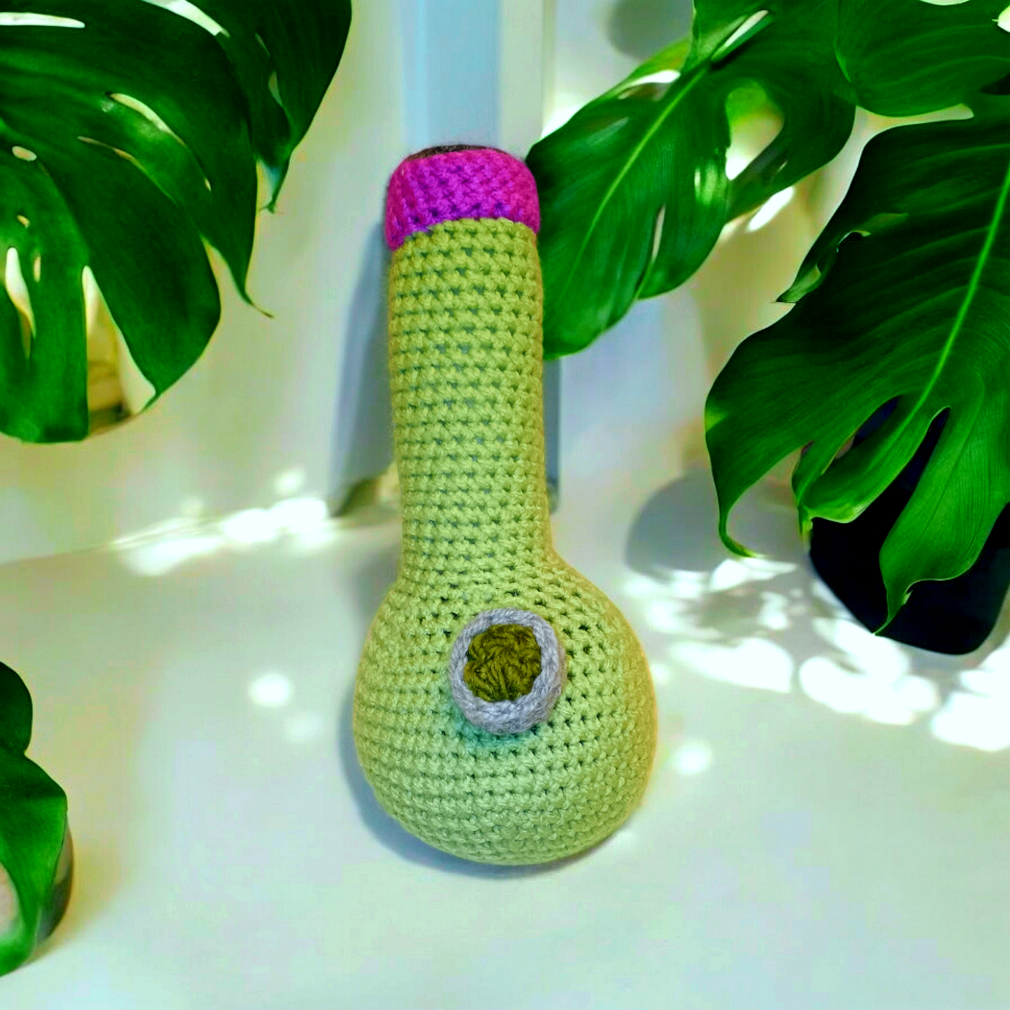 Best Buddy (gehäkeltes Stofftier für Erwachsene) ca. 22cm grün