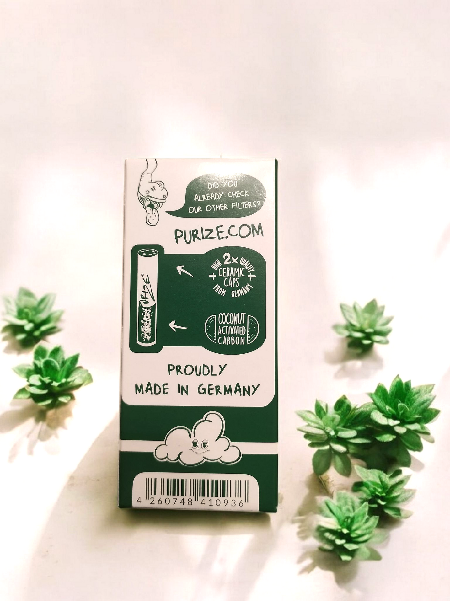 Purize Aktivkohlefilter – Regular Size | 10er Pack