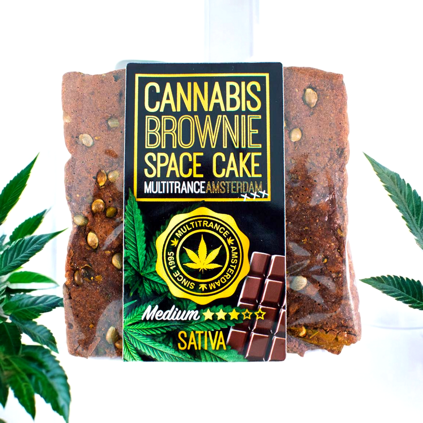 Space Cake Brownie (Sativa seeds medium)