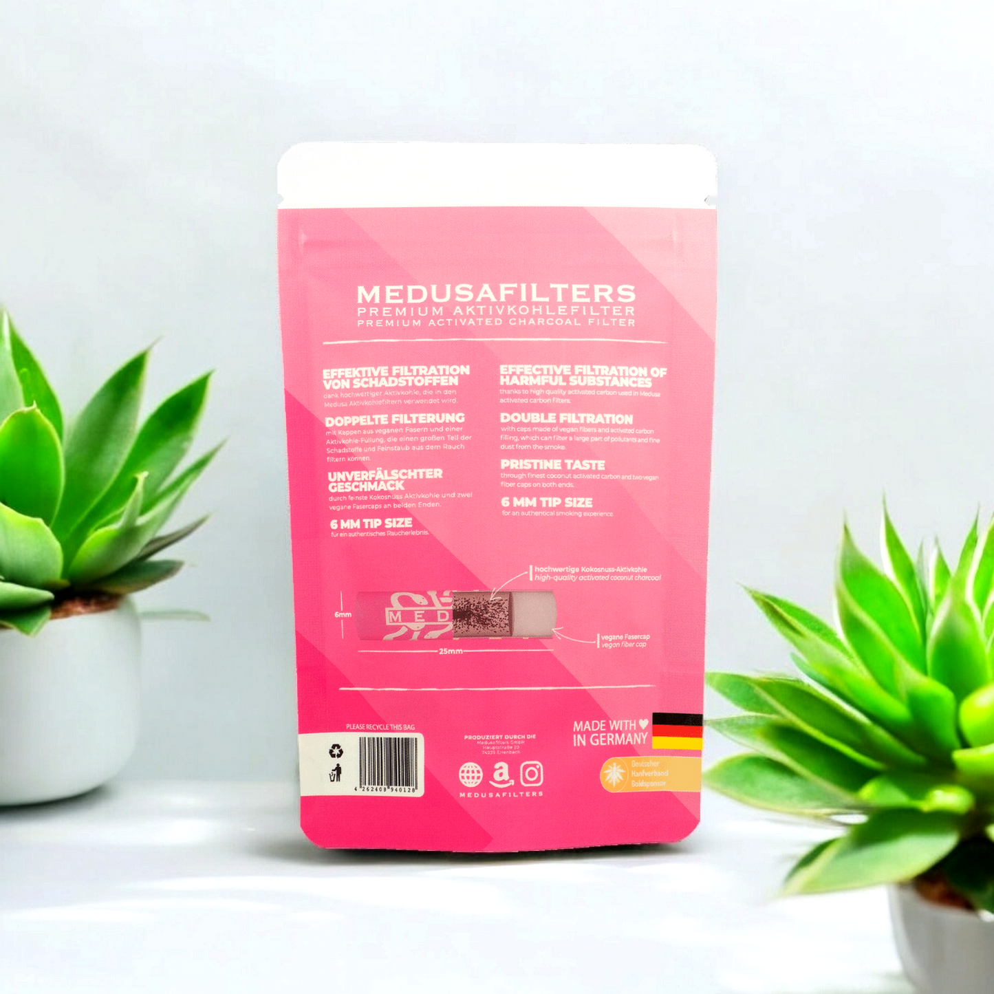 Active Medusa Filter 50er Packung (Pink)
