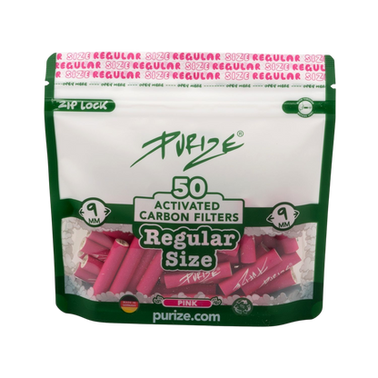 Purize Regular Aktivkohlefilter 50er Pink