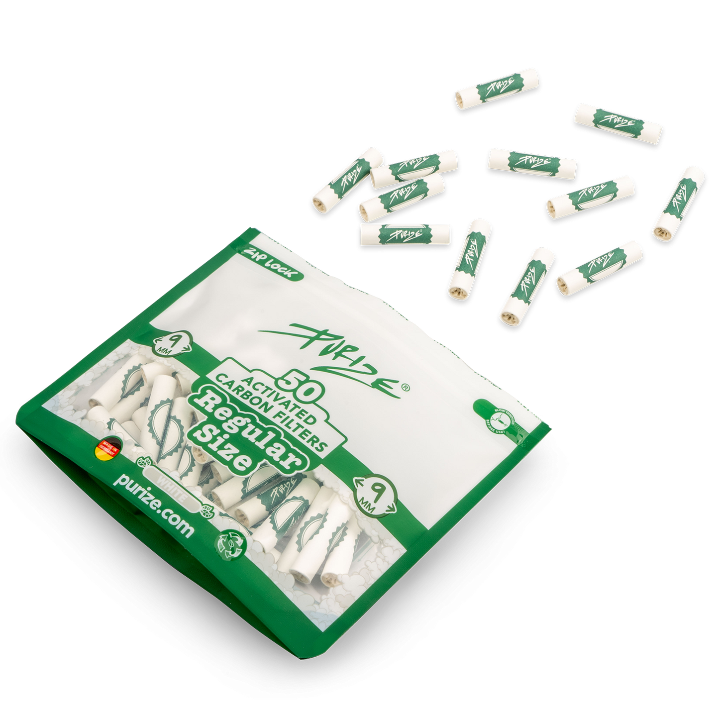 Purize Regular Aktivkohlefilter 50er weiß