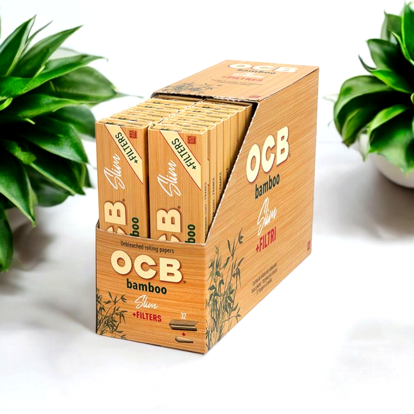 OCB Bamboo King Size Slim Papier + Filtertips