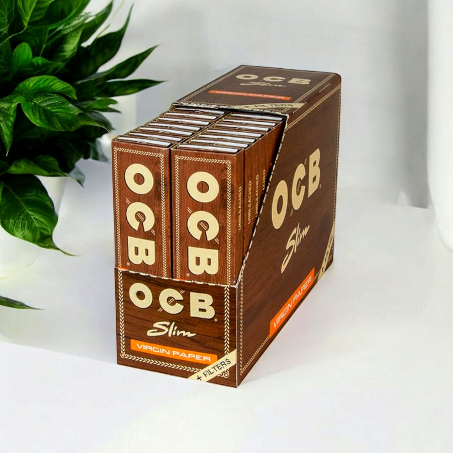 OCB Unbleached Slim Virgin Papier + Filtertips