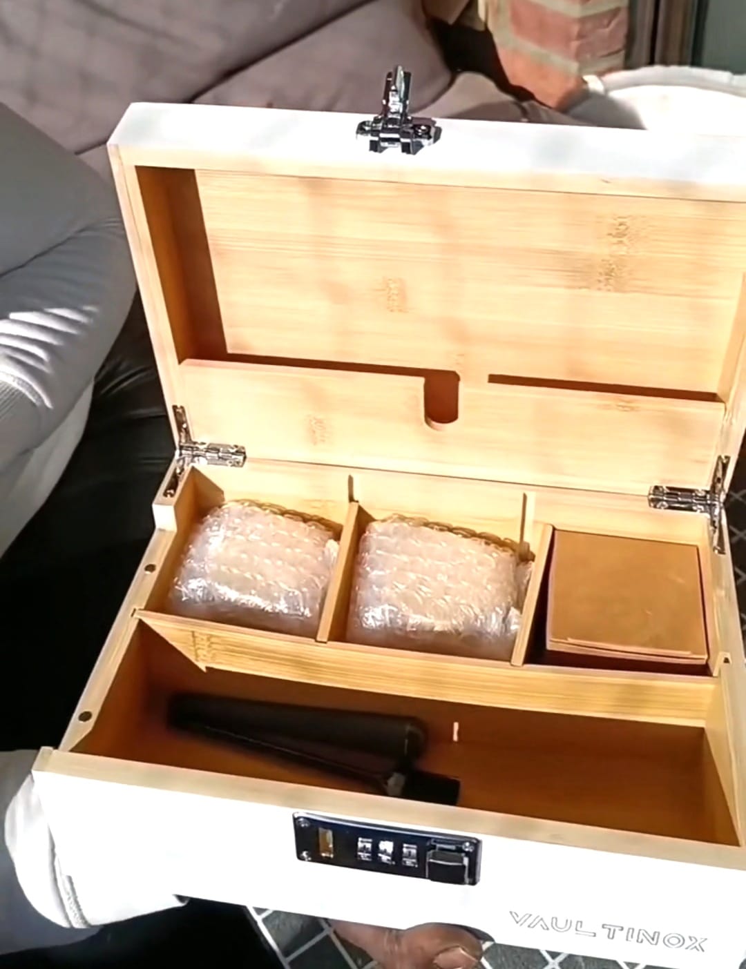 Vaultinox Aufbewahrungsbox aus Bambus