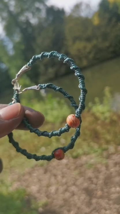 Selfmade Hanf Ohrringe  von Susis_Hanfschmuck