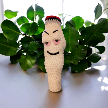 Best Buddy (gehäkeltes Stofftier für Erwachsene) ca. 53cm weiss