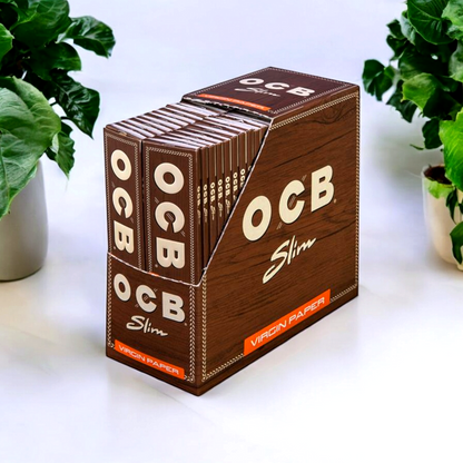 OCB Unbleached Slim Virgin Papier